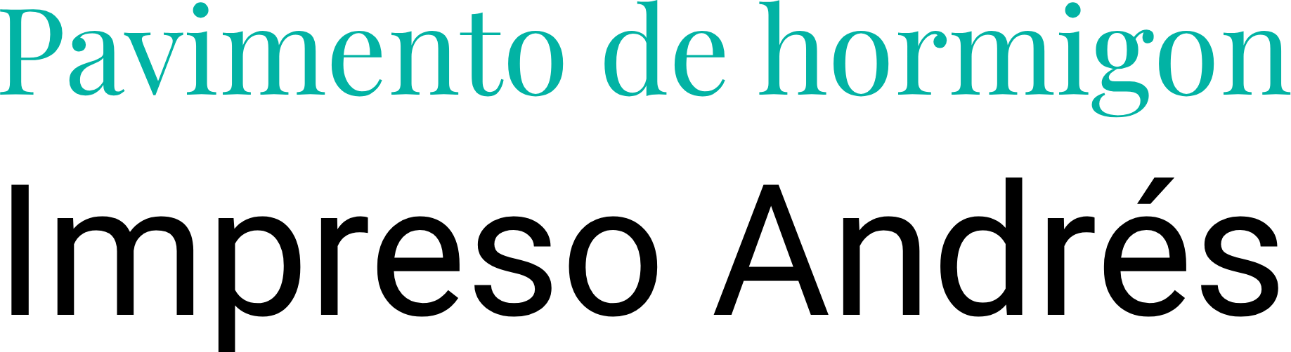 Pavimento de hormigon impreso Andrés